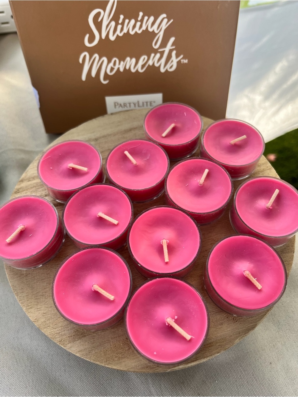 Partylite Fruity Pink Sweet Strawberry Tealights Candles